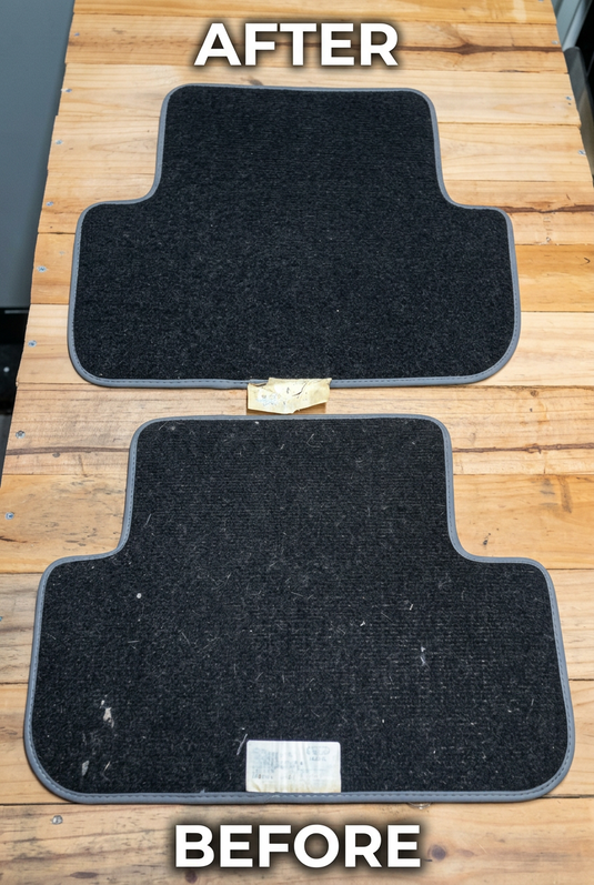 Pet Hair Carpet Vacuum Head – Rubber Squeegee Blade Lifts Dog Hair