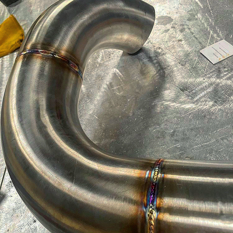 Load image into Gallery viewer, 2.5" (63mm) 304 Stainless Steel 90° Elbow - 1.2D Radius - 1.6mm Wall
