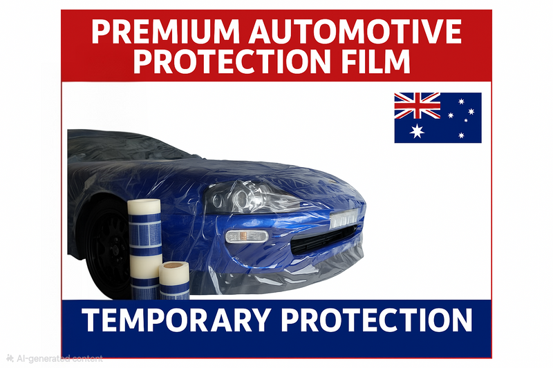 Load image into Gallery viewer, Clear Protective Film – 300mm Wide Self-Adhesive Surface Protection Roll
