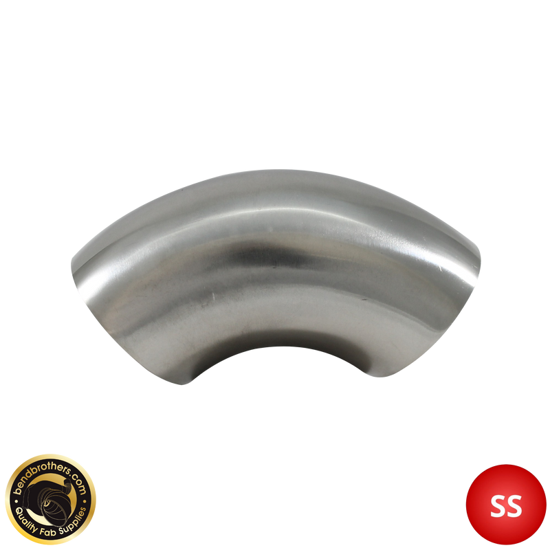 Load image into Gallery viewer, 3" (76mm) 304 Stainless Steel 90° Elbow - 1.2D  Tight Radius - 1.6mm Wall - Ready To Weld
