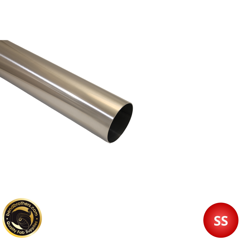 Load image into Gallery viewer, 3 inch 304 stainless steel exhaust tube 1.6mm wall polished finish
